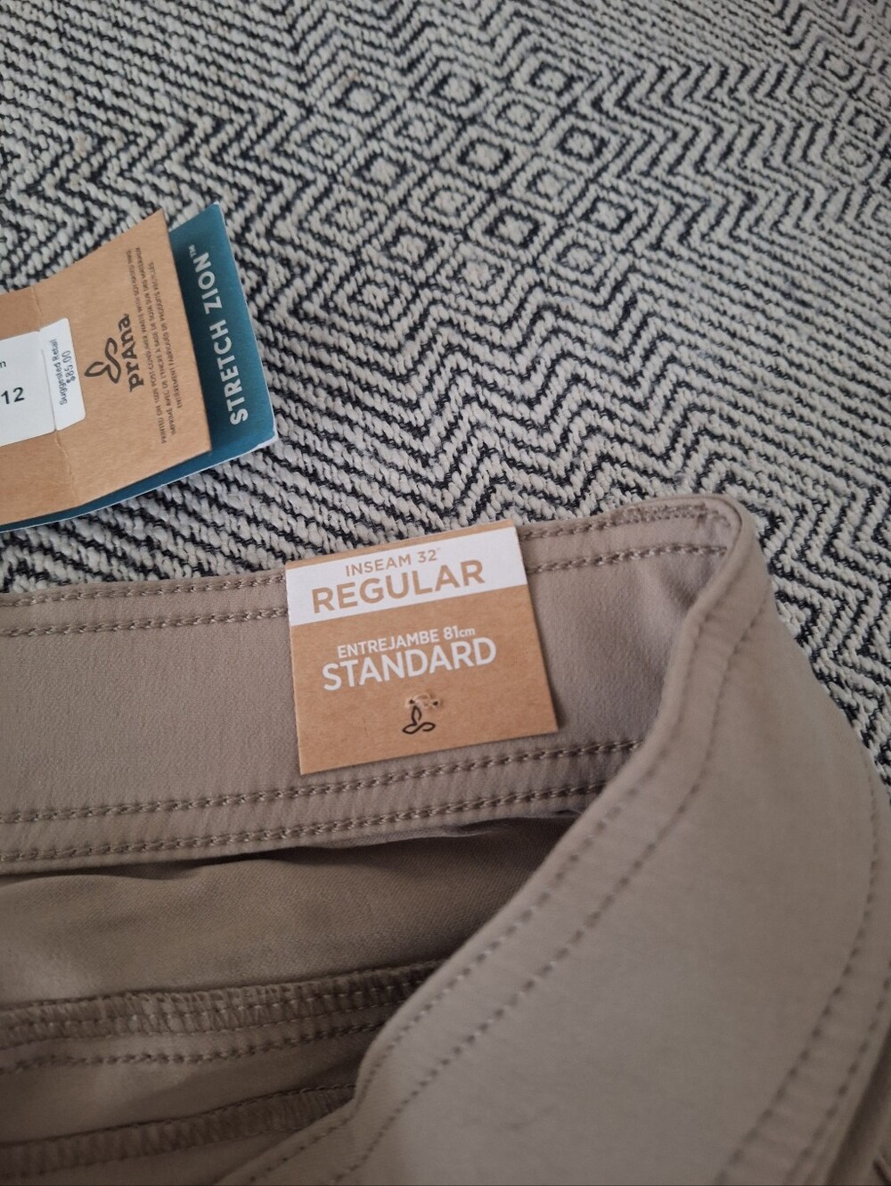 Prana Relaxed Fit Khaki Pants - Picture 3 of 5
